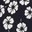 color Black Floral