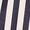 color White & Navy Blue Stripe