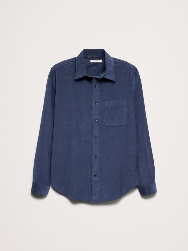 Standard-Fit Lightweight Corduroy Shirt bananarepublic standard fit lightweight corduroy shirt