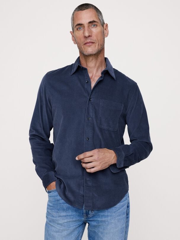 Standard-Fit Lightweight Corduroy Shirt bananarepublic standard fit lightweight corduroy shirt